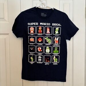 Mens Mario Bros t-shirt sz S